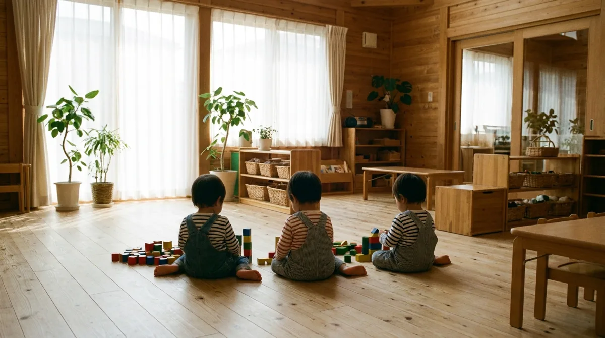 このは保育園で遊ぶ子どもたち