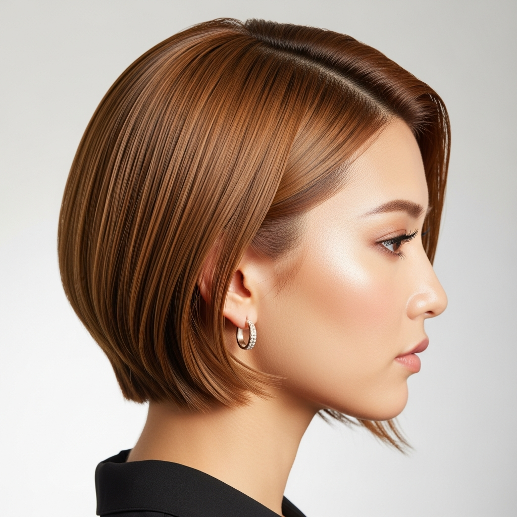ヘアスタイル - 透明感カラー